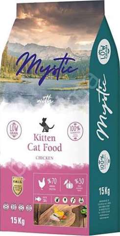 Mystic Kitten Tavuklu Az Tahıllı Yavru Kedi Maması 15 kg (stt:04/2025)