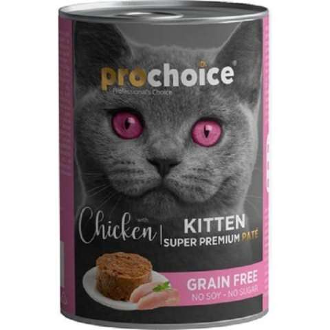 Prochoice Kitten Tahılsız Tavuklu Yavru Kedi Maması 400 gr.(stt.02/2025)