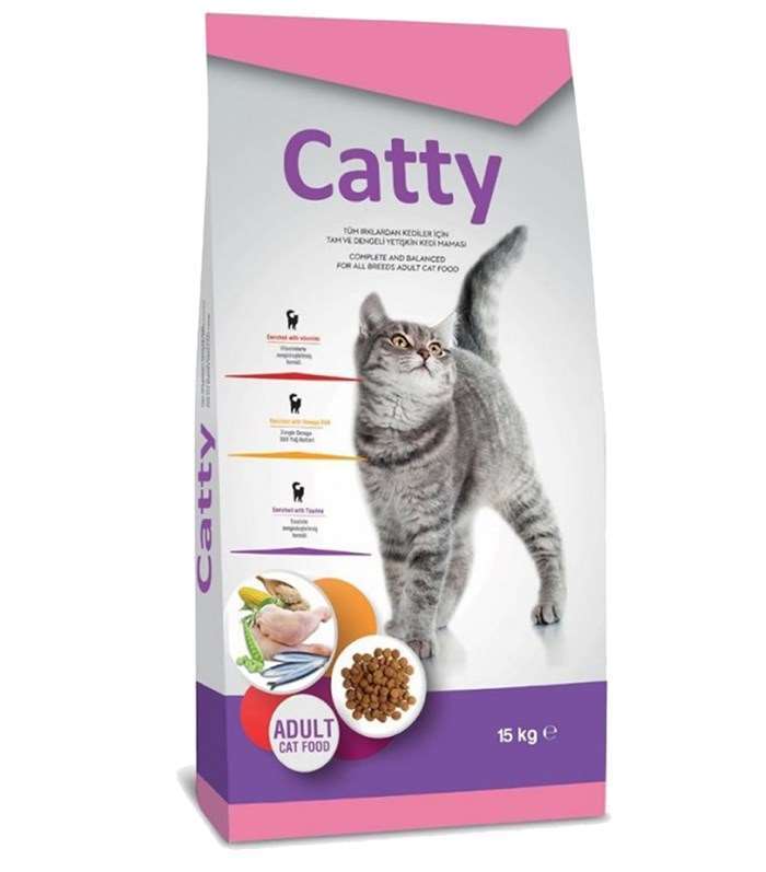 Catty Hamsili Tavuklu Yetişkin Kedi Maması 15 kg (stt.05/2025)