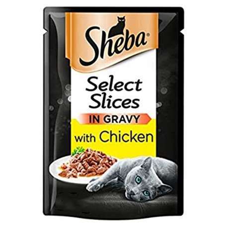 Sheba Select Slices Tavuklu Kedi Konservesi 85 gr(stt.06/2025)