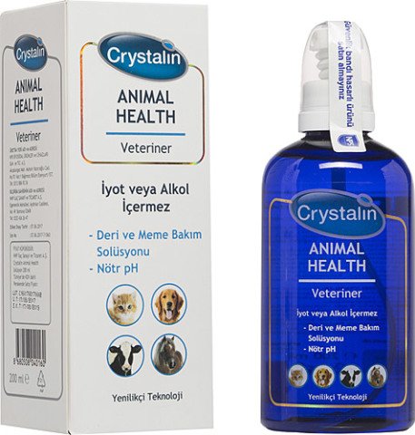 Crystalin Kedi Köpek İçin Yara, Göz, Kulak Ve Ağız Bakım Solüsyonu 200 Ml(stt.02/2025)