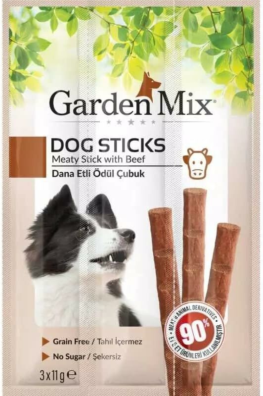 Gardenmix Dana Etli Köpek Stick Ödülü 3x11 gr