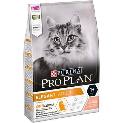 Proplan Elegant Derma Plus Somonlu Yetişkin Kedi Maması 3 Kg(stt.02/2025)