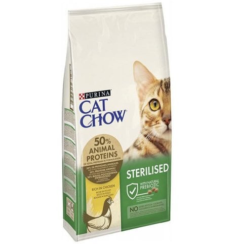 Cat Chow Tavuklu Kısırlaştırılmış Kedi Maması 15kg (stt.06/2025)