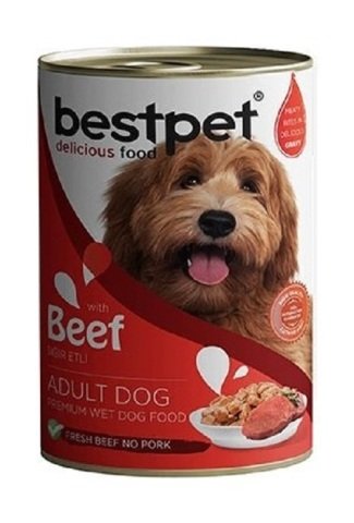 Bestpet Sığır Etli Jöleli Yetişkin Köpek Konservesi 400 Gr(stt.06/2026)