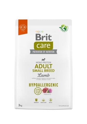 Brit Care Mono Protein Hipoalerjenik Kuzu Etli Küçük Irk Yetişkin Köpek Maması 3 kg (stt: 02/2025)