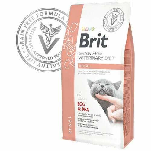 Brit Veterinary Diet Renal Böbrek Yetmezliği için Kedi Maması 2 kg (stt:09/2024)