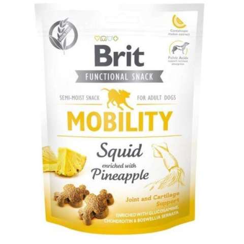 Brit Care Function Snack Mobility Ananaslı-Kalamarlı Köpek Ödülü 150 Gr(skt.07/2025)