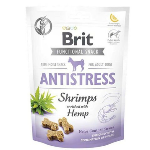 Brit Functional Snack Antistress Karidesli ve Kenevirli Köpek Ödülü 150 gr (stt:12/2024)