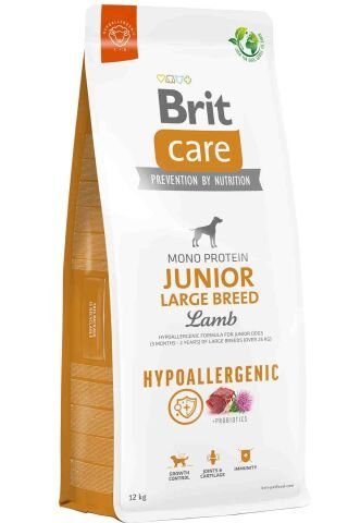 Brit Care Mono Protein Junior Large Breed Hypoallergenic Kuzu Etli Büyük Irk Yavru Köpek Maması 12 kg (stt:02/2025)
