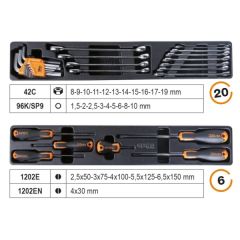 BETA EASY Metal Avadanlık Çantalı Set 91 Parça (2120l-E/T91-E)