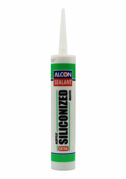 ALCON Ekstra Silikonize Mastik Siyah 280ml (M-5540)