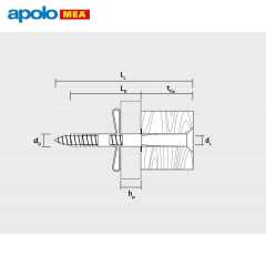 MEA HR Boşluk Dübeli (6x30mm, 100 adet)