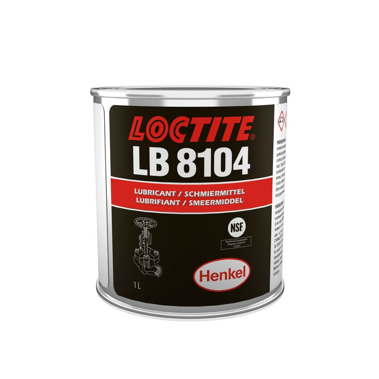 LOCTITE LB 8104 NSF Gıda Onaylı Silikon Gres 1L