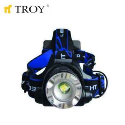 TROY 28205 Şarjlı Kafa Lambası (5W Cree LED - zoom özellikli)