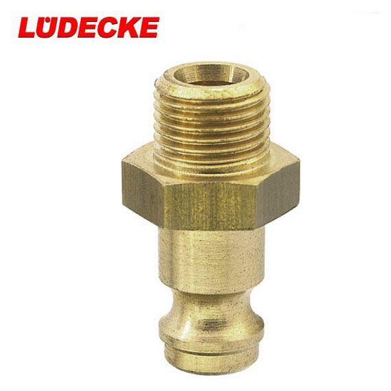 LÜDECKE ESM 18 NA Mini Stoper Uç (1/8” Erkek)