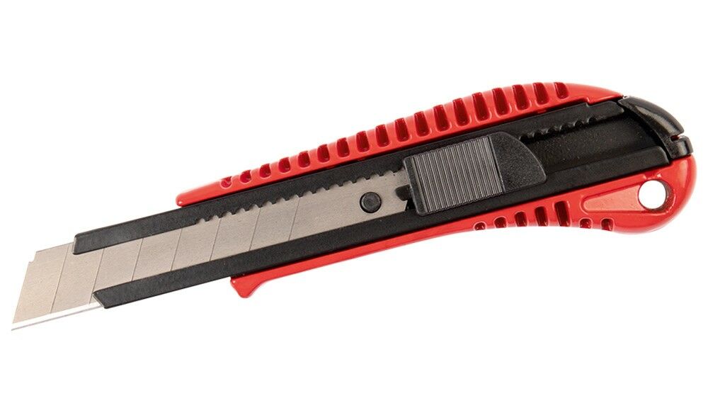 GFB 4501 - Metal Maket Bıçağı Kırmızı Siyah 18mm