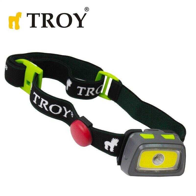 TROY 28202 COB LED Kafa Lambası, 3 Renkli