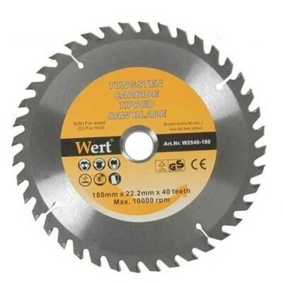 WERT 2540-125 Ahşap Kesme Testeresi (Ø 125mm)