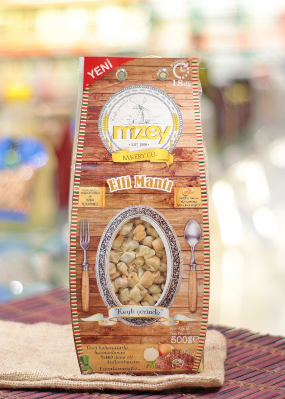 MİZEY ETLİ MANTI (500GR)