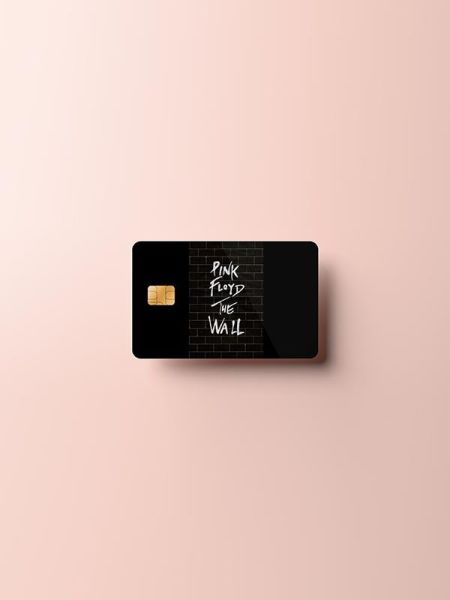 Pinkfloyd Kredi Kartı Kaplama Stickeri Papara, Tosla, Kredi Kartı Için Uyumlu