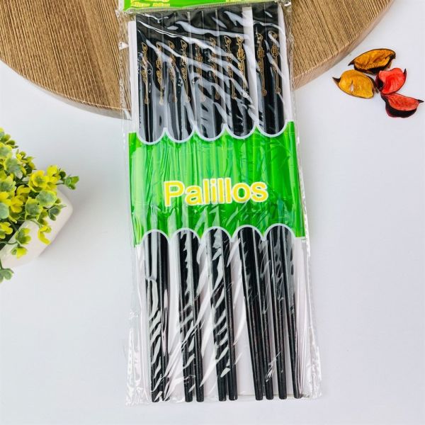 5 Çift Siyah Bambu Chopstick