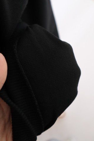Siyah Kapüşonlu Kol Detay Akatsuki Anime Sweatshirt