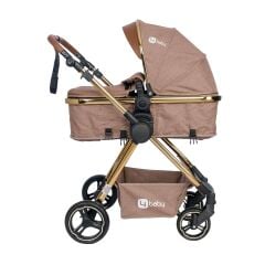 4 Baby AB510 Safran Gold Rose Travel Sistem Bebek Arabası