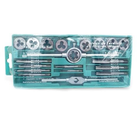 OMEGA TOOLS KLAVUZ - PAFTA TAKIMI 20 PARÇA