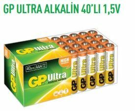 GP15AU-2MTPB40  ULTRA ALKALİN 40'LI 1,5 V KALEM PİL