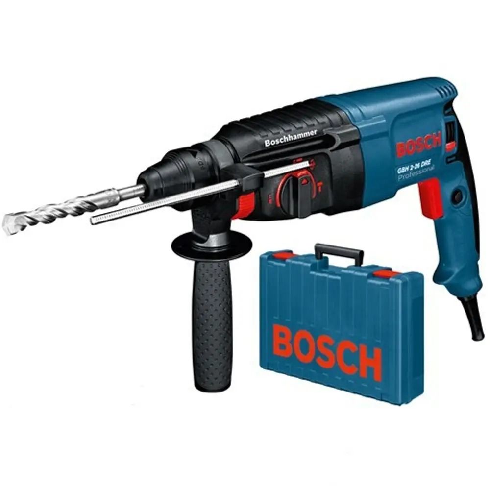 Bosch GBH 2-26 DRE Kırıcı / Delici Matkap, 900 Dev azami devir sayısı, 800W, Mavi