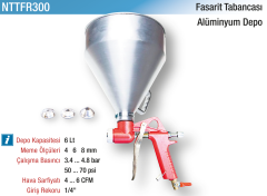 Fasarit Tabancası Alüminyum Depo