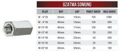 Frt Uzatma Somunu M-6*25