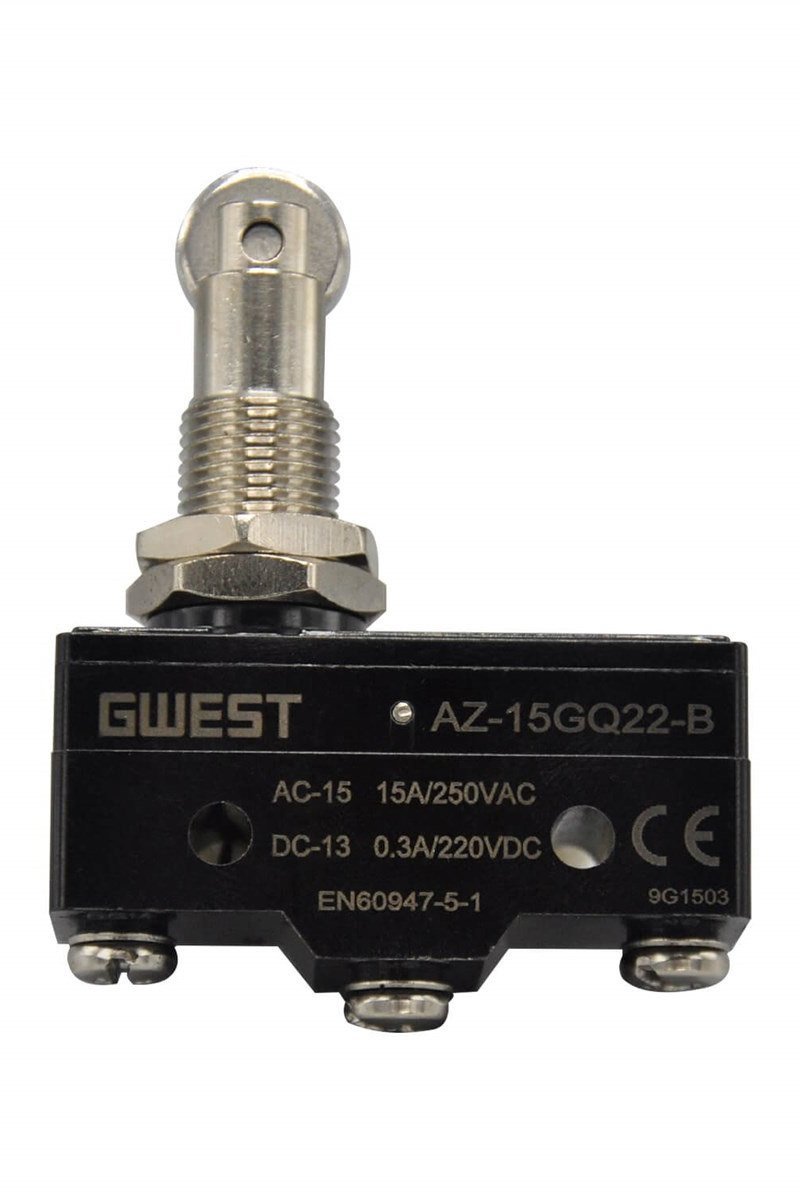 Gwest AZ - 15GQ22 - B -Dikey Metal Makaralı 15A Mikro Switch (20 Adet)