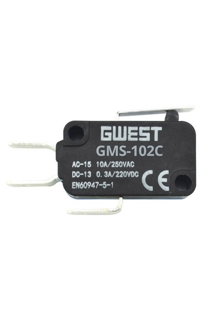 Gwest GMS - 102C 10 Amper Kısa Kollu Mikro Switch 100 Adet