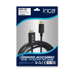 INCA IDPH-18T DisplayPort - HDMI KABLO