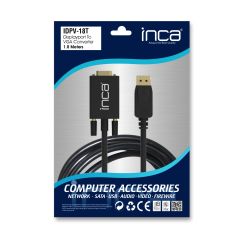 INCA IDPV-18T DisplayPort VGA Kablo