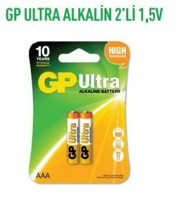 GP24AU-2U2  ULTRA ALKALİN 2'Lİ 1,5V İNCE PİL