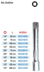 Nt Tools 1/4'' Ara Uzatma