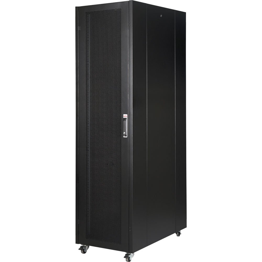 LANDE PROLİNE 400P SERİSİ PERFORE KAPAKLI SERVER KABİNETLER 600 * 1000 - 42U - RAL 9005 SİYAH