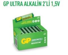 GP24G-2S2  GREENCELL 2*20'Lİ ÇK 1,5V İNCE PİL