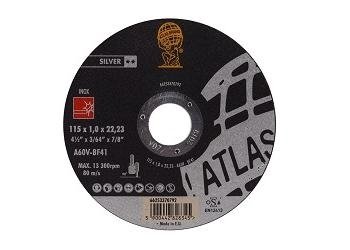 Atlas İnox Kesme Taşı Silver 180x1.6x22.23