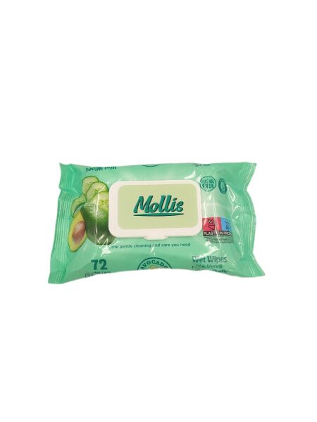 Mollis Islak Mendil Avocado Cucumber 72li