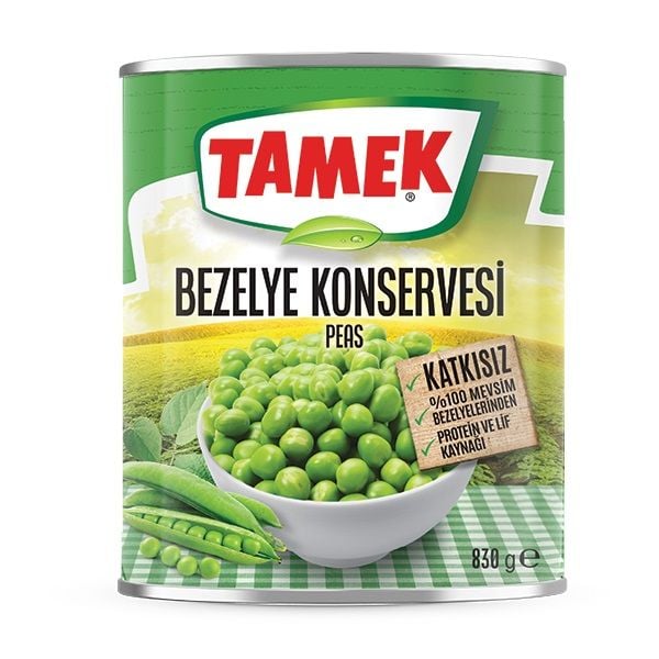 Tamek Bezelye 830g