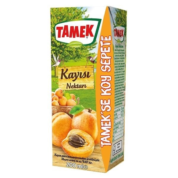 Tamek Kayısı Nektarı (Tp) Klasik 200cc