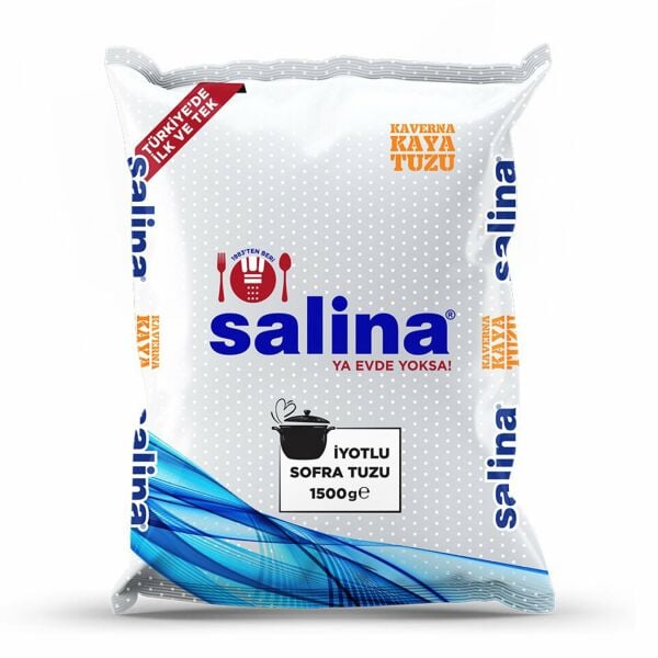 Salina Kaya Tuzu İyotlu 1500gr