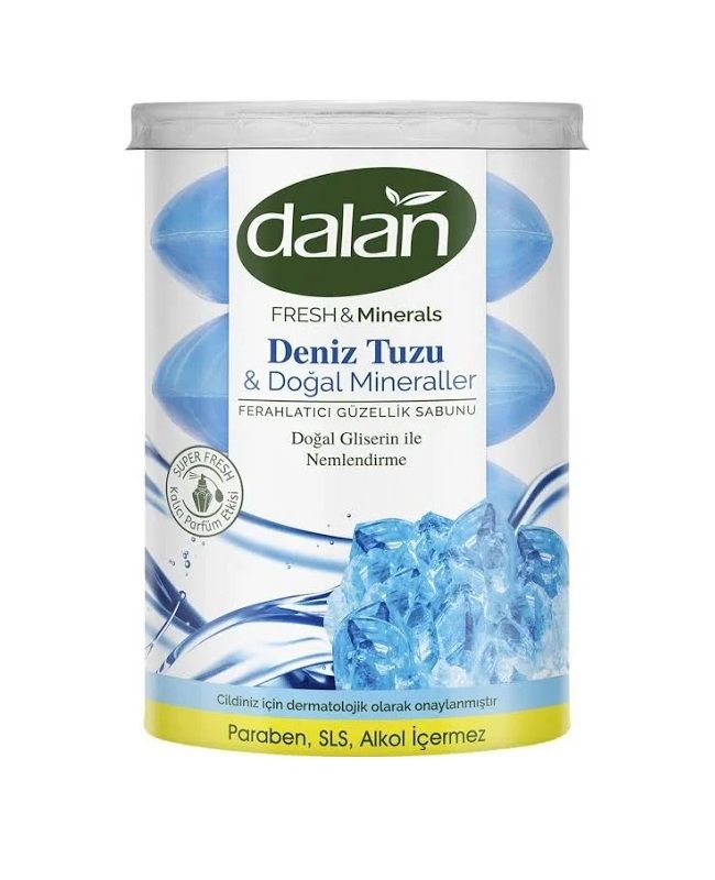 Dalan Fresh Mineral Bardak Sabun Deniz Tuz 4*110gr