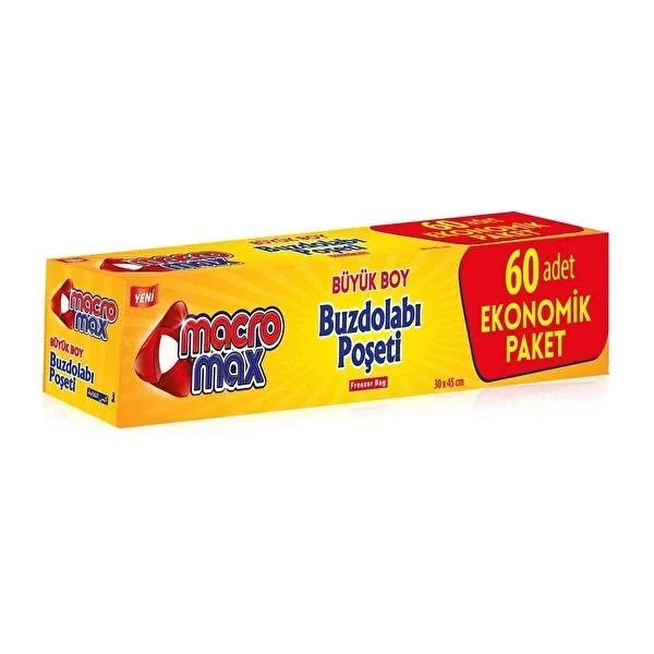 Macromax Buzdolabı Poşeti Büyük Boy 60 lı