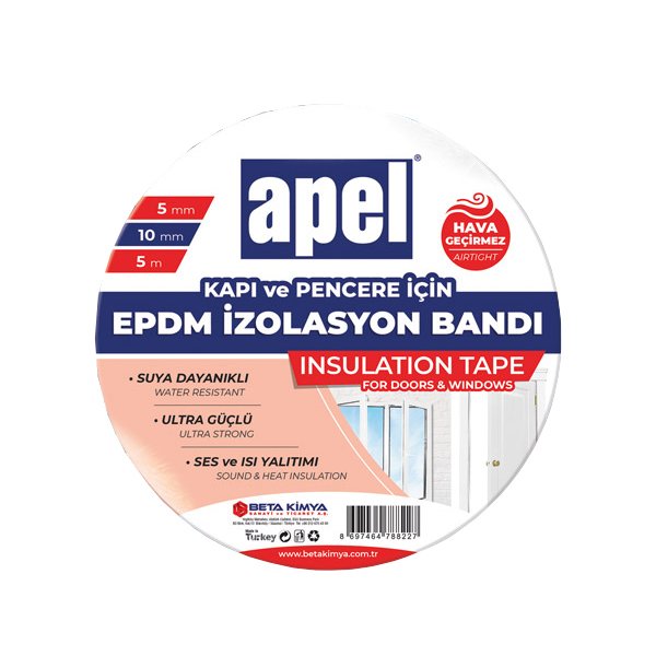 Apel EPDM Bant 5mmx10mmx5mt Beyaz