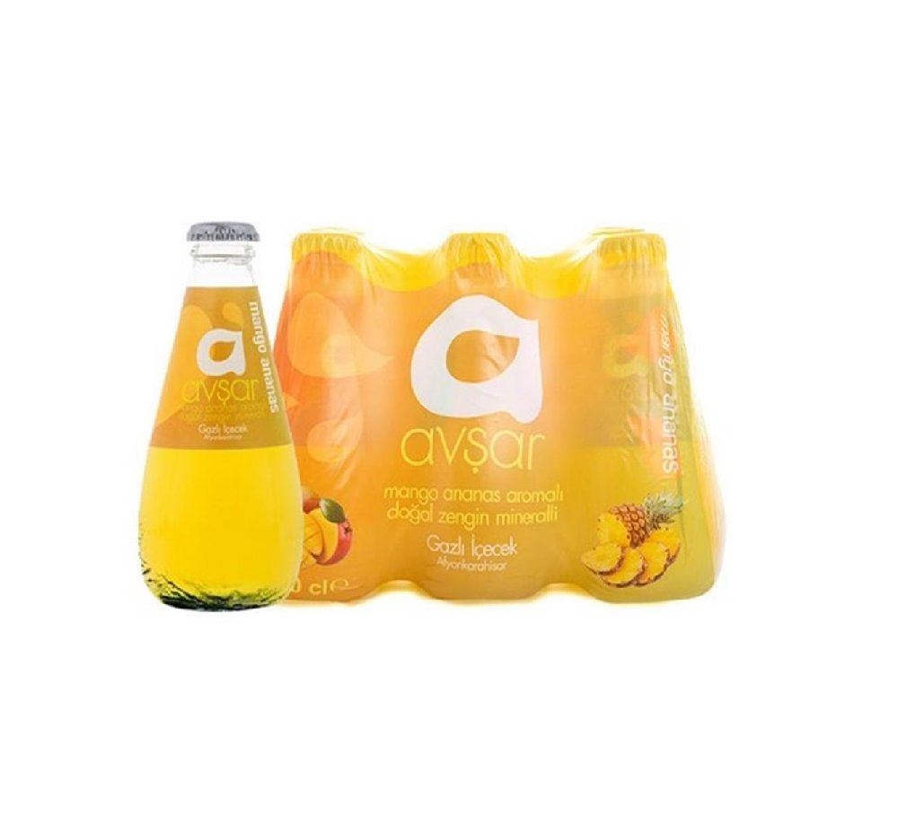 Avşar Plus Maden Suyu Mango Ananas 200ml